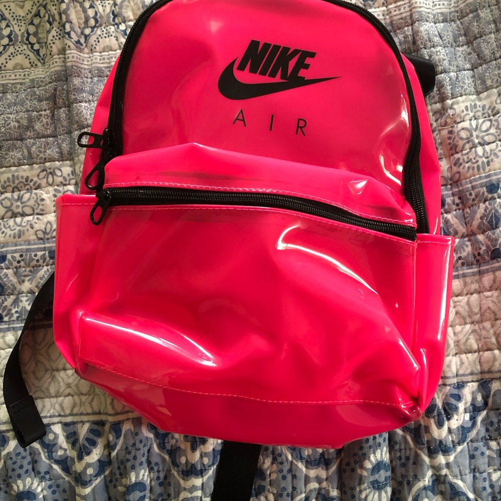 Nike Pink and Black Sporty Backpack